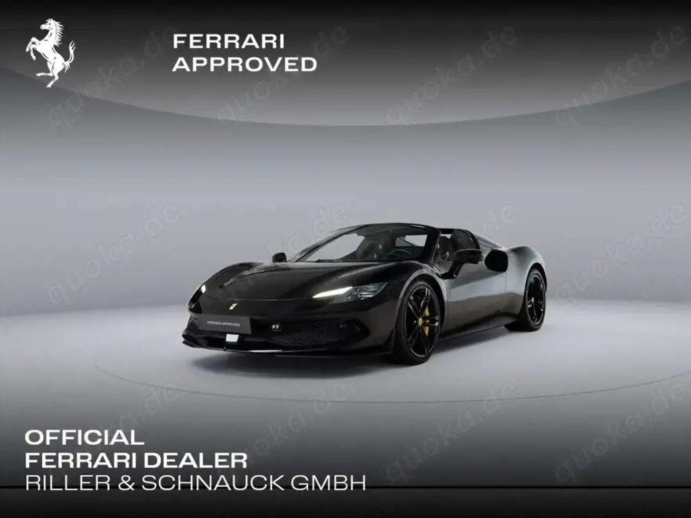 Ferrari 296 GTS >All Black-Giallo Details*LEDs*LIFT<