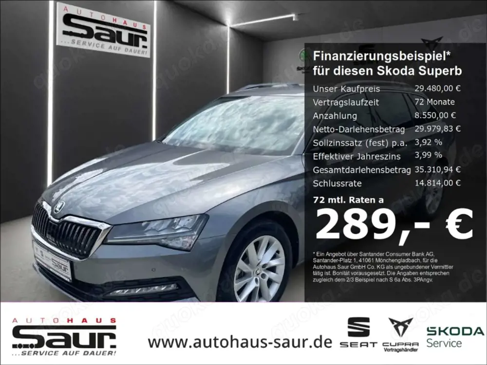 Skoda Superb Combi Ambition 1.5 TSI DSG  NAVI SHZ KLIMA RÜCKFAH