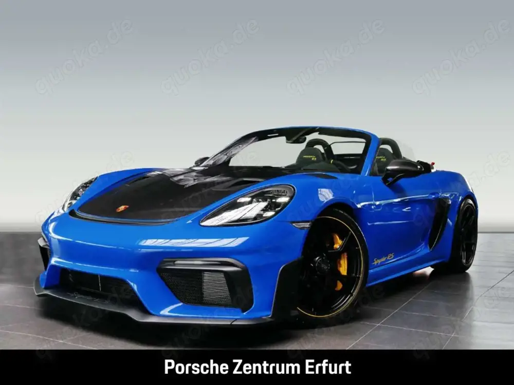 Porsche 718 Spyder Boxster RS sharkblue Individual Exklusiv