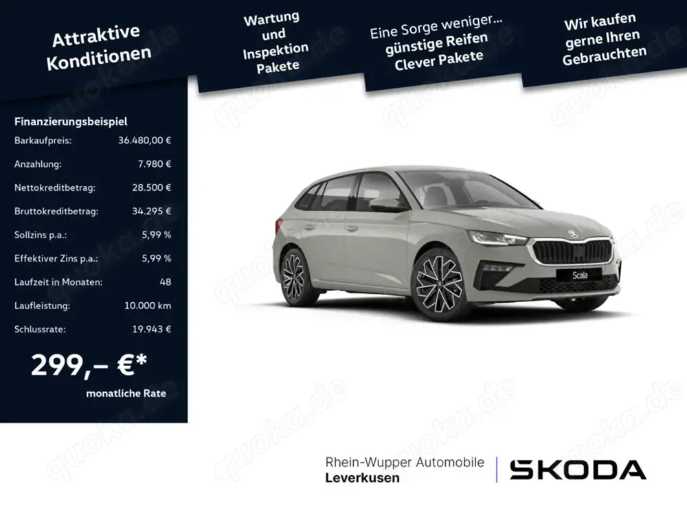 Skoda Scala Balance APP-CONNECT KEYLESS LENKRADHZ KLIM