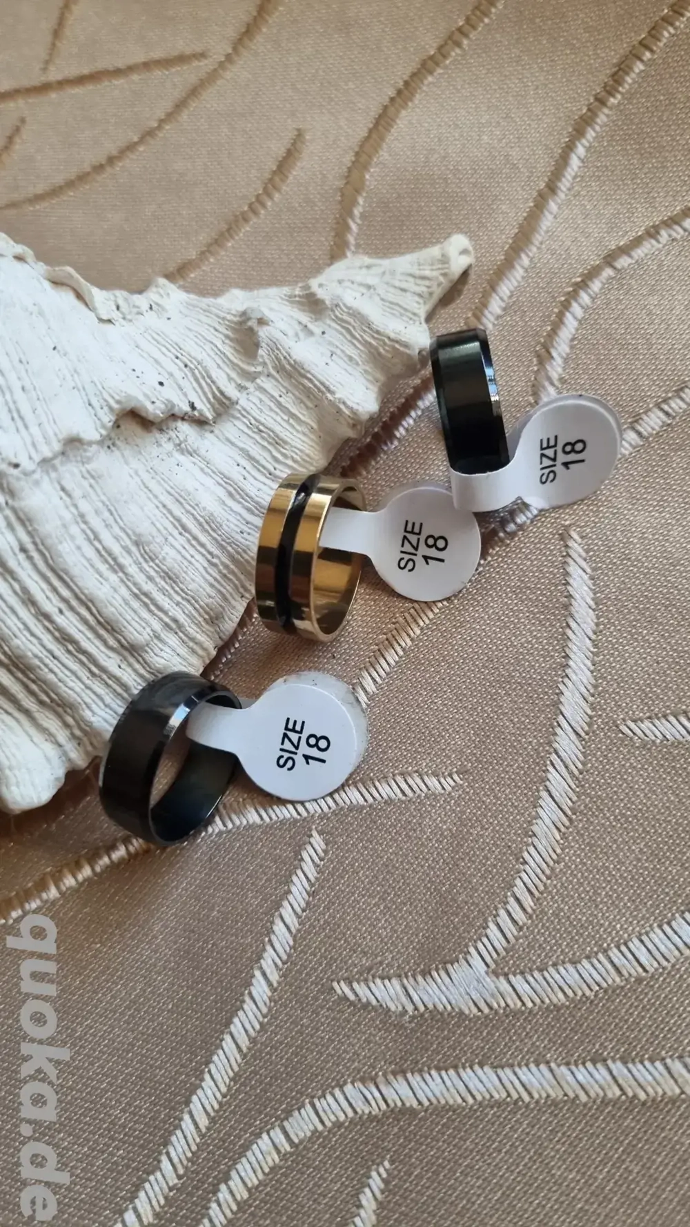 Wunderschöne Edelstahlringe - Neu ! 