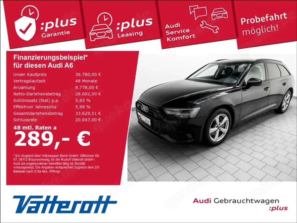 Audi A6 Avant 45 TFSI sport Navi Kamera Leder