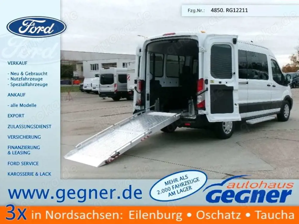Ford Transit 350L3H2 Trend Kombi GRA Rampe KMP