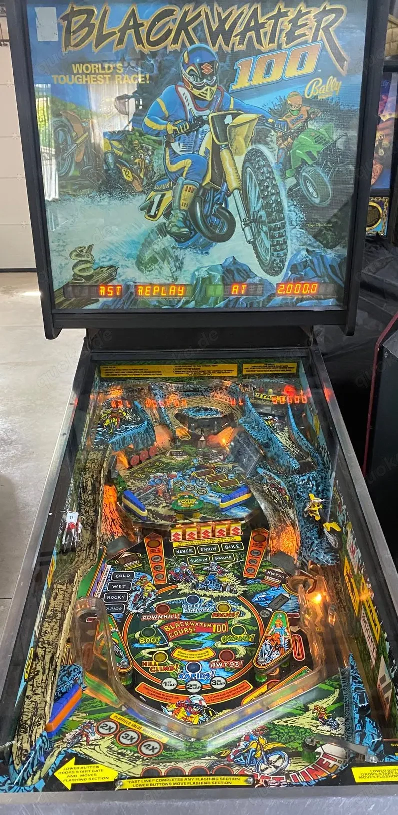 Flipper Blackwater 100 mit 5 Flipperfinger