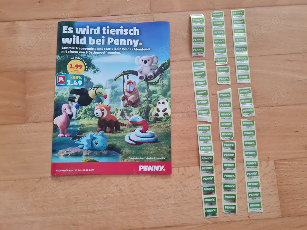 Volles Heft Penny Treuepunkte Treueaktion es wird tierisch wild 