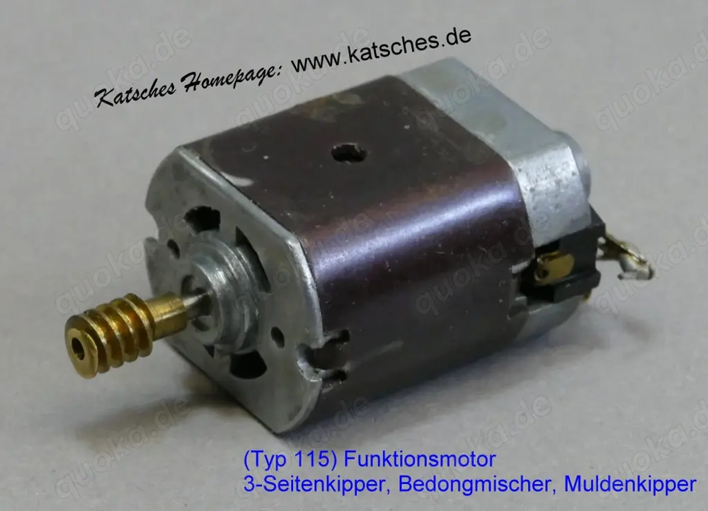 Funktions Motor Typ 115 für 3-Seiten Kipper Betonmischer Carrera UNI Transpo