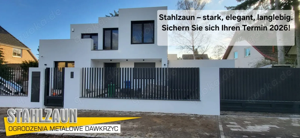 Metallzaune,zaunbau,Polnische zaune alles -15% rabatt!