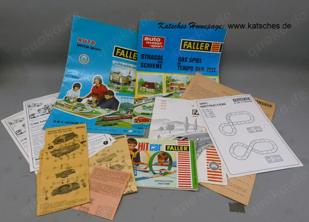 Sammlungsauflösung Faller AMS Prospekt Katalog Instruction