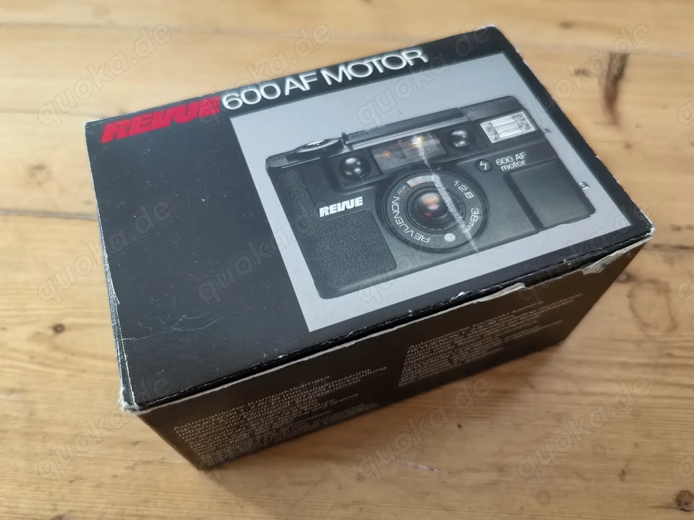 Revue 600AF Motor Automatische Vintage Kompaktkamera mit OVP