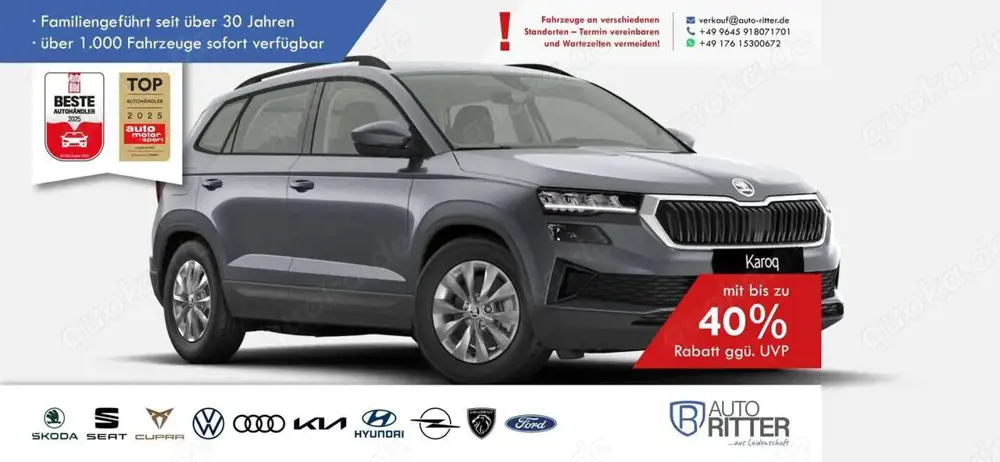 Skoda Karoq Joy ACC|AHK|RFK|LED|Carplay|Klima|PDC|S...
