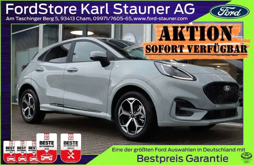 Ford Puma ST-Line 1.0 MHEV LED 360° 4,99% FIN* AHK