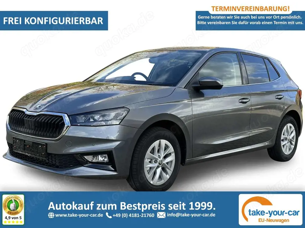 Skoda Fabia Dynamic KAMERA+SHZ+GARANTIE+KESSY+KLIMA+LED+16"...