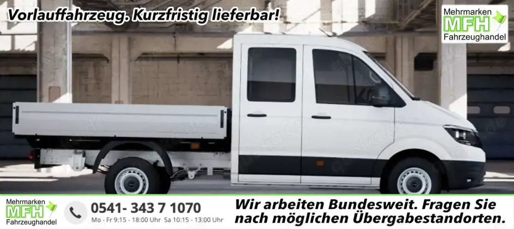 MAN TGE Pritsche DoKa 2.0 TDI 177 DSG 4M L4 Temp 130 kW...