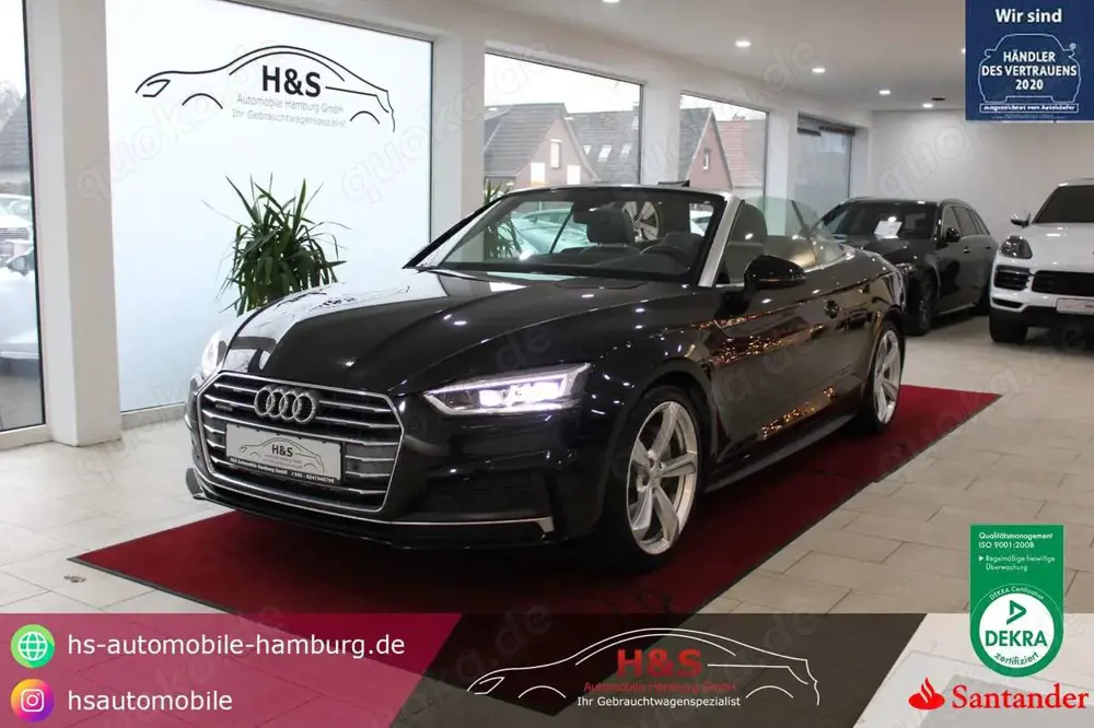 Audi A5 Cabriolet 2.0 TFSI quattro S-LINE-*MEMORY*NAVI*