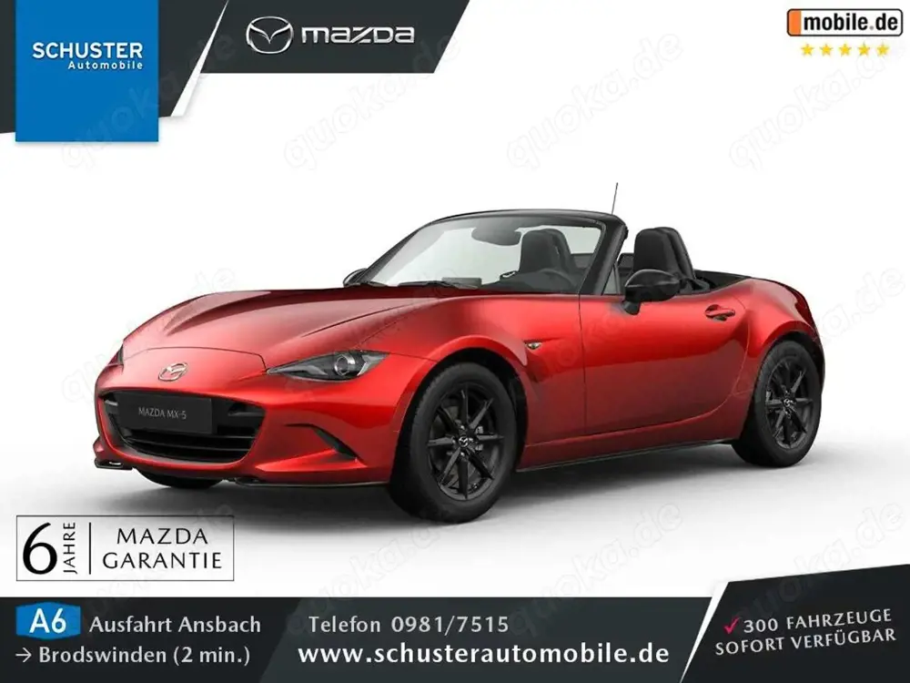 Mazda MX-5 Prime-Line Teil-Leder / Navi / LED / PDC