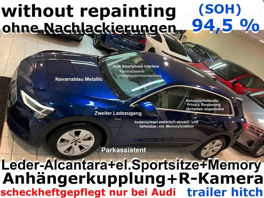 Audi e-tron 55 Leder-Alcantara+Sportsitz+Memory+AHK++