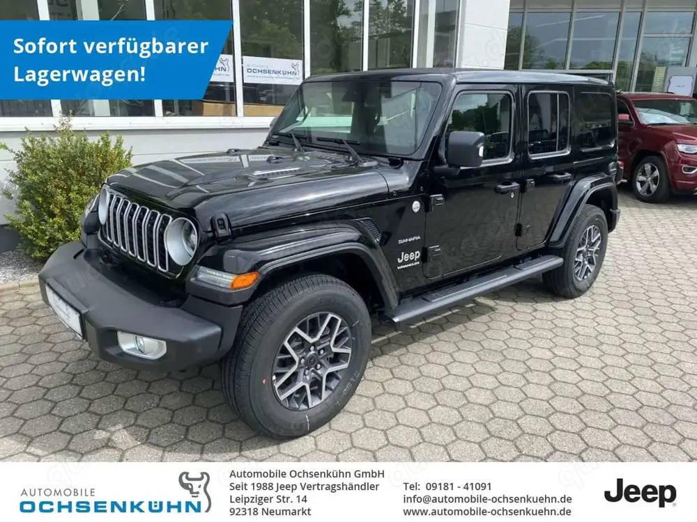 Jeep Wrangler 2.0 Sahara / Nav, Leder, el. Sky-One D.