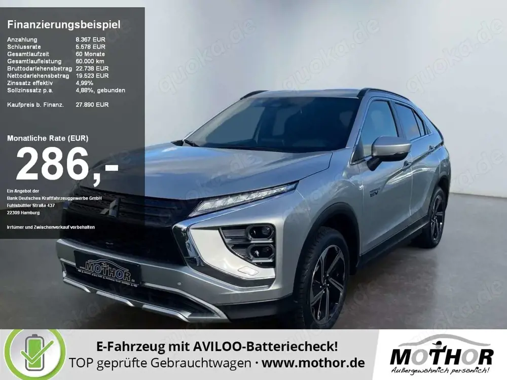 Mitsubishi Eclipse Cross Plus 2,4l PHEV TEMP PDC KAM LED