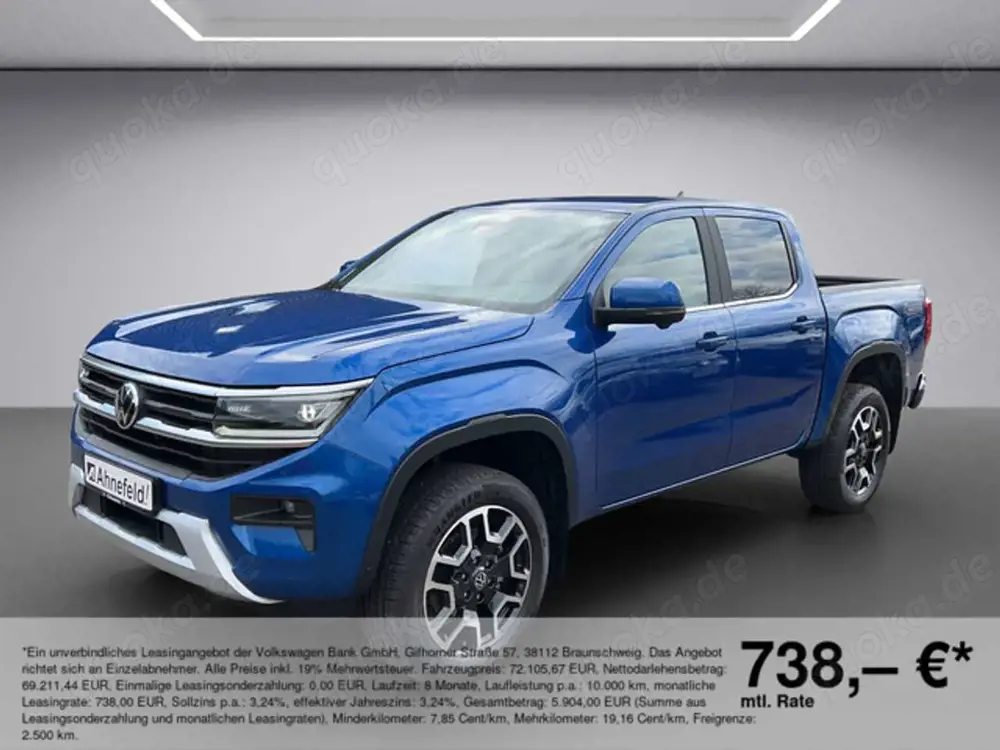 Volkswagen Amarok Style DC Motor: 3.0 TDI 177 kW Getriebe: 10-Gang Automat