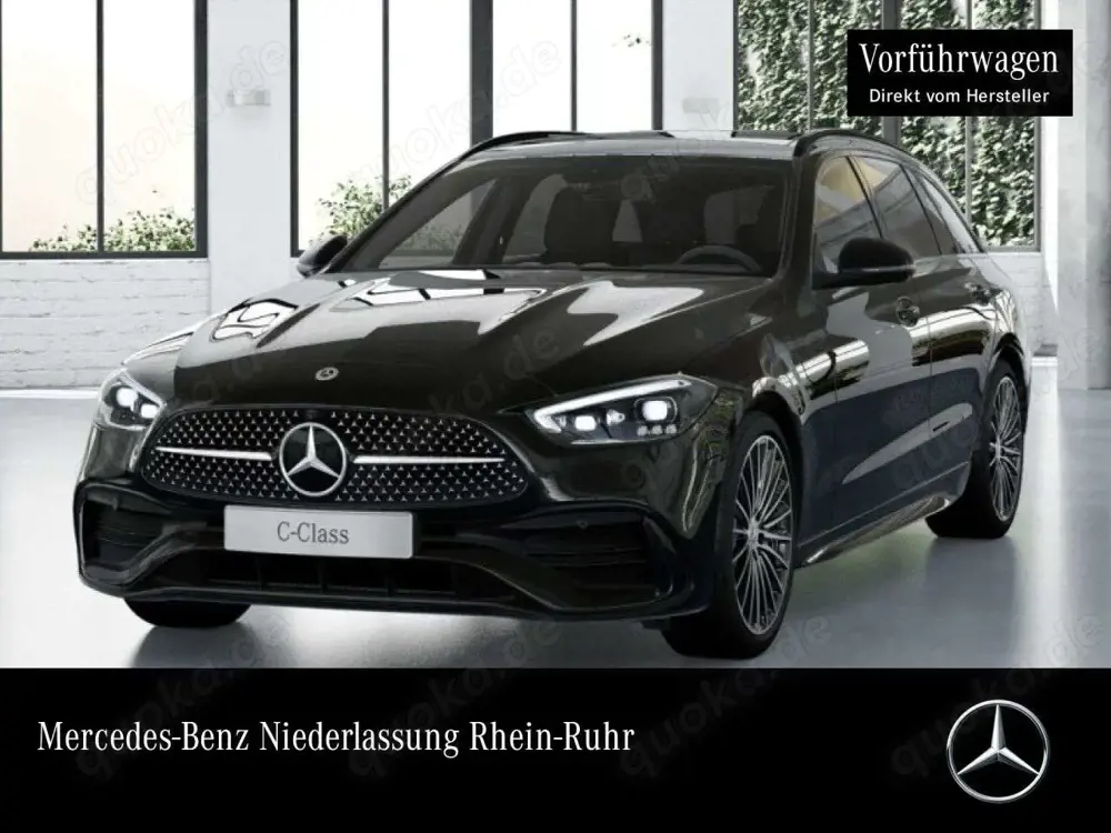 Mercedes-Benz C 200 T AMG+NIGHT+PANO+360+AHK+19"+TOTW+KEYLESS+9G