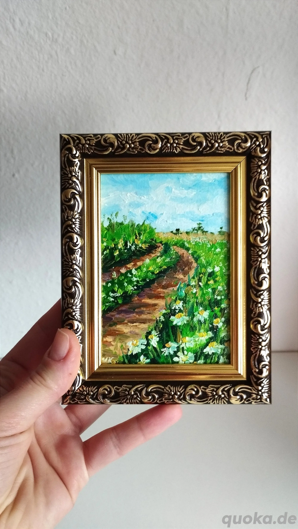 Ölgemälde   (10,5 * 13,5 cm)