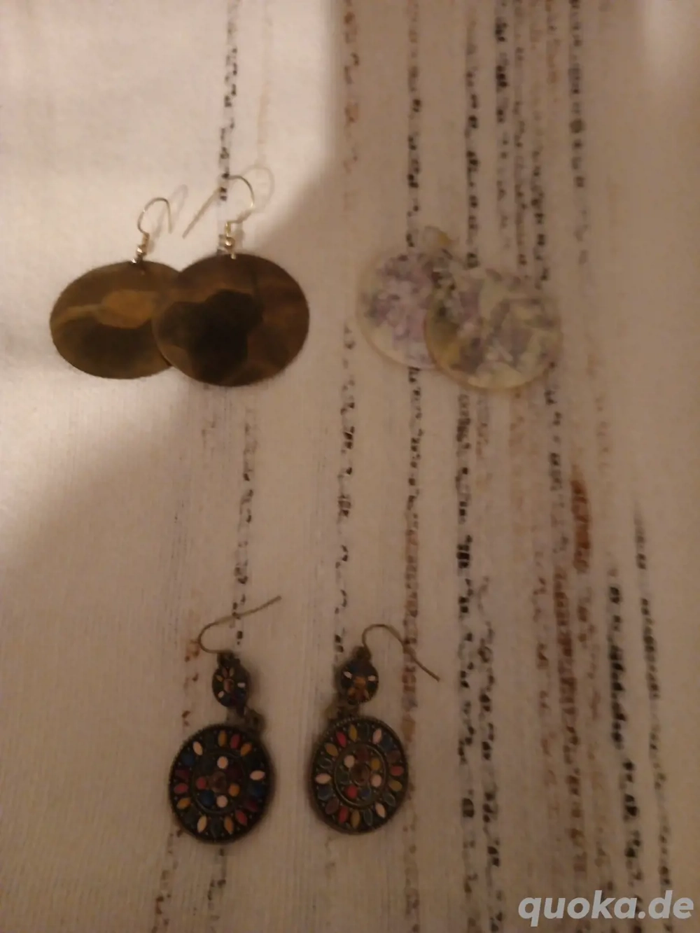 modeschmuck 3 Ohrhänger 