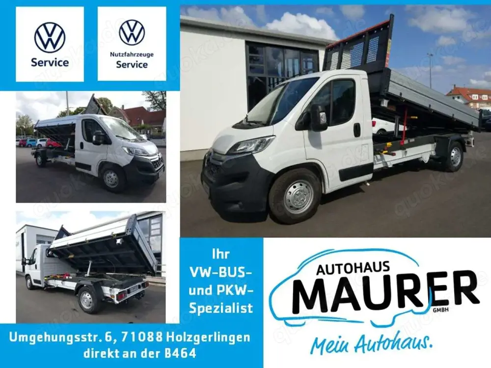 Citroen Jumper 35+ L3 Blue HDI Dreiseitenkipper 3,0t Zugla