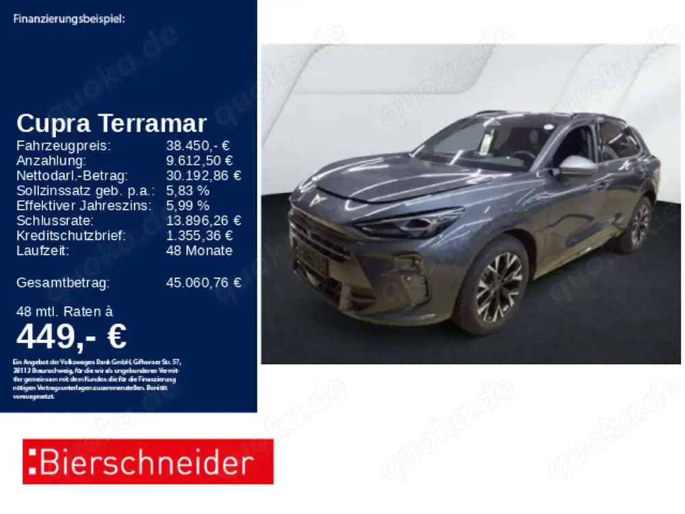CUPRA Terramar 1.5 TSI e-Hybrid DIGITAL EDGE INTELLI G