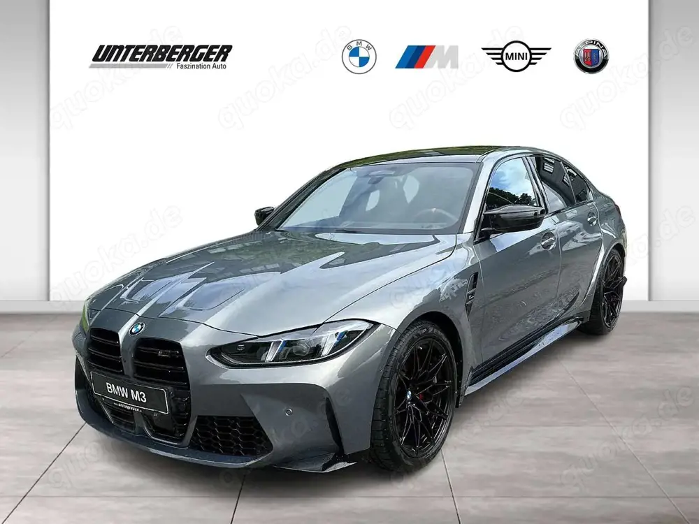 BMW M3 Competition xDrive Stratus Grau Indiv. Carbon Sitz