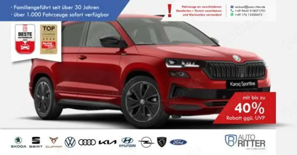 Skoda Karoq Sportline ACC|AHK|RFK|LED|Carplay|Klima...