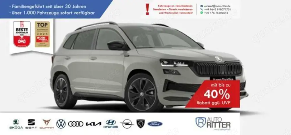 Skoda Karoq Sportline ACC|AHK|RFK|LED|Carplay|Klima...