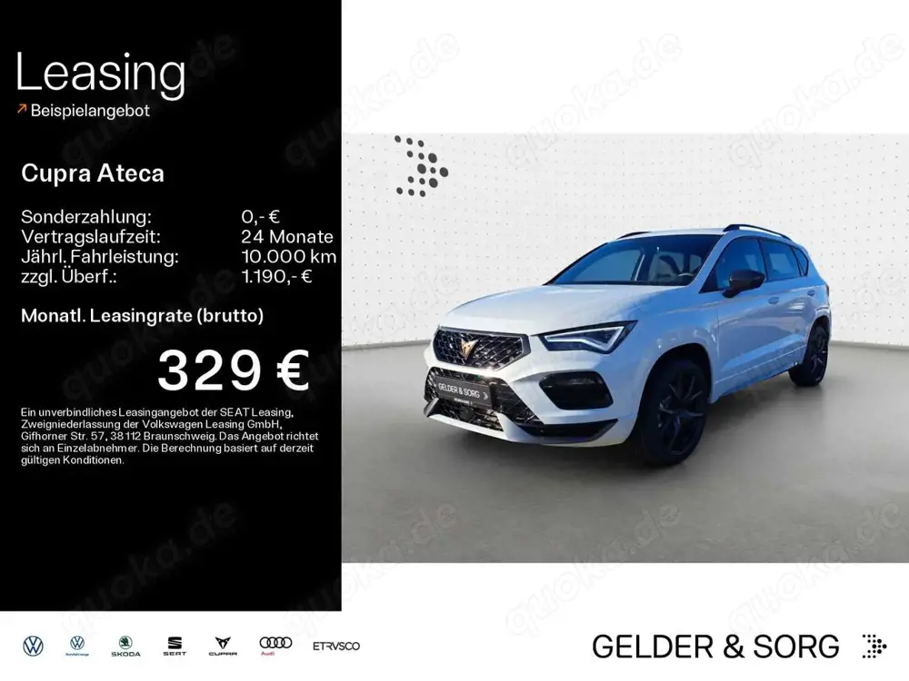 CUPRA Ateca 1.5 TSI DSG *PANO*NAVI*LED*ACC*360°*