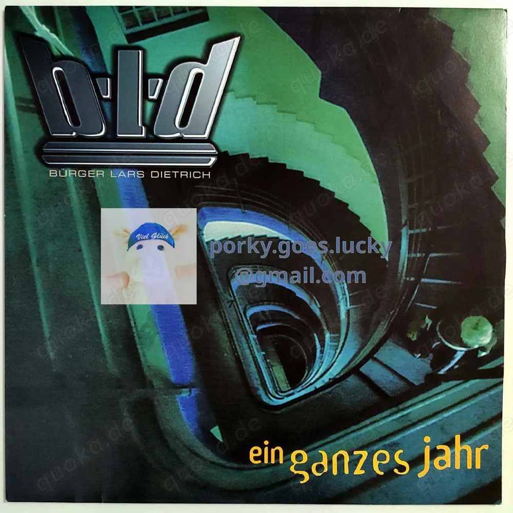 Bürger Lars Dietrich - Ein Ganzes Jahr 1998 12" Vinyl Hip Hop, Pop Rap