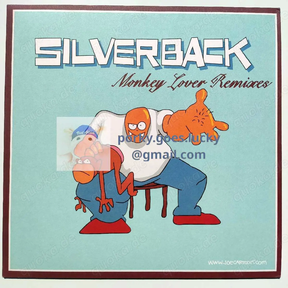 Silverback - Monkey Lover Remixes 2002 12" Vinyl Hard House, Hard Trance