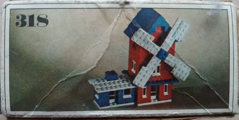 Baukasten  LEGO System  Nr. 318 Windmühle