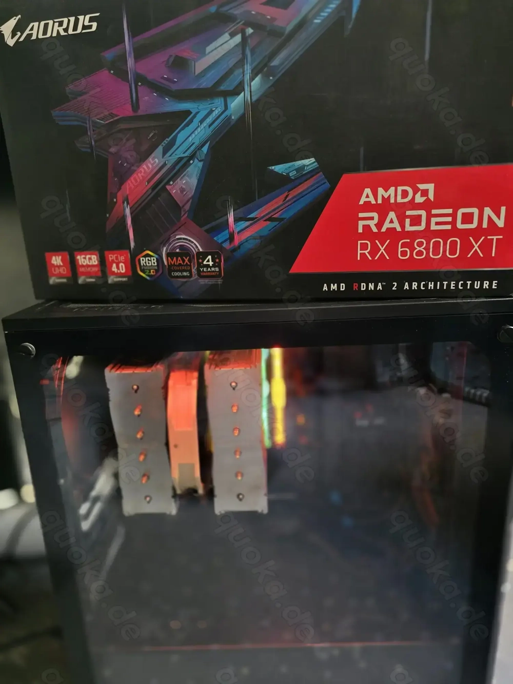 GamingPC i7-12700K 32GB-4400MHz 2TB-NVME MSI-Z690 GPU: RX6800XT-16GB