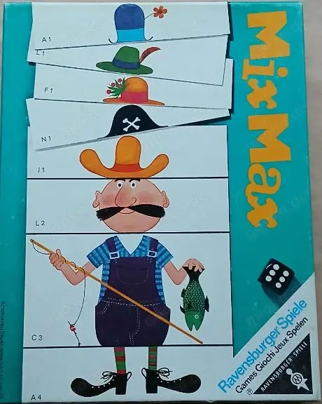 Kinderspiel  Würfelspiel  Legespiel  Ravensburger-Spiel Nr. 601 5 408 Mix Max 