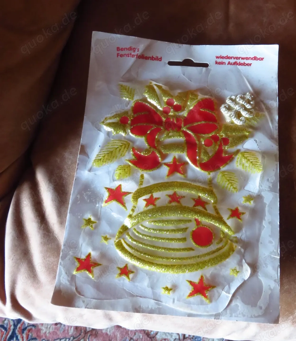 Fensterklebebíld zu verschenken