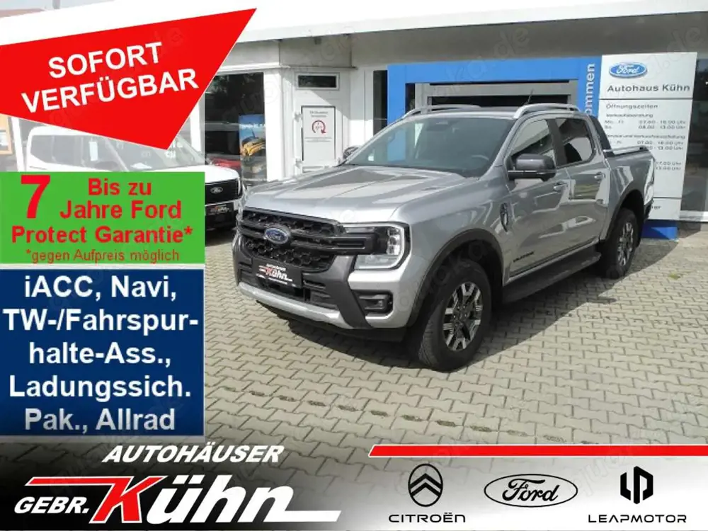 Ford Ranger 2,3 l Doka PHEV Wildtrak - Rollo, AHK, Kamera