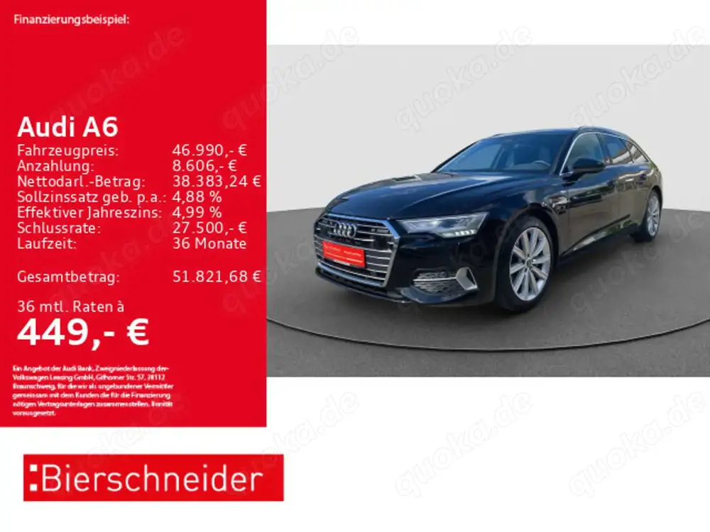 Audi A6 Av 50 TDI qu S-Line AHK PANO STHZ ACC BO