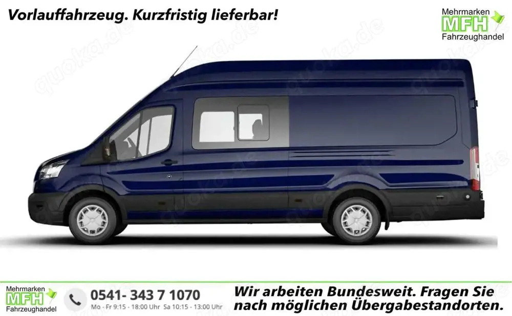 Ford Transit Trend DCiV 350 RWD L4H3 StandH SHZ Kam 121 kW (...