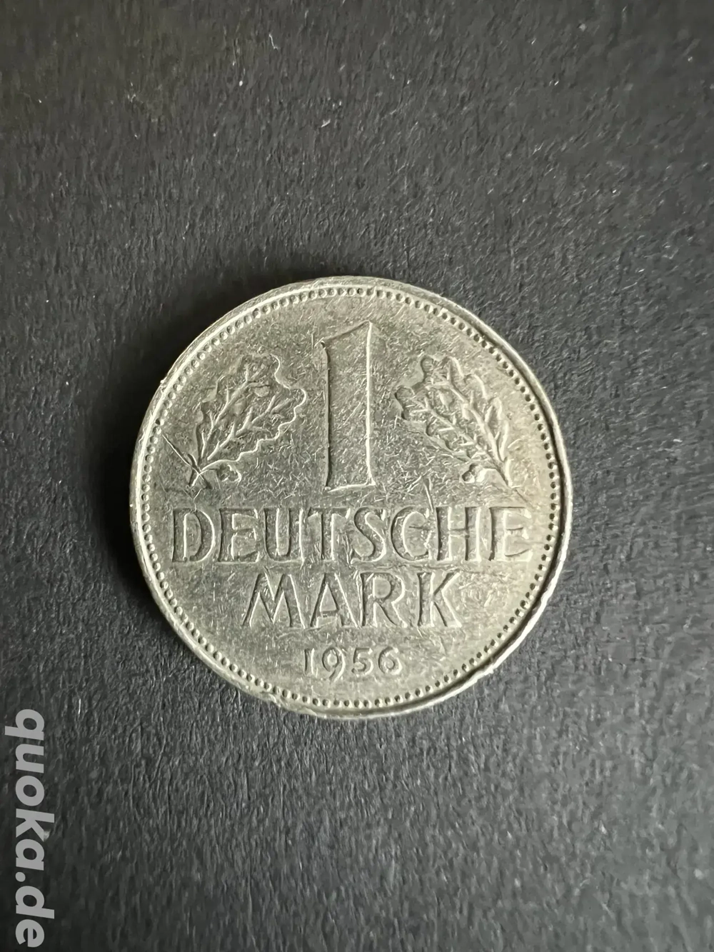 Zum 70. Jubeljahr eine 1 DM  "J"  Münze von 1956