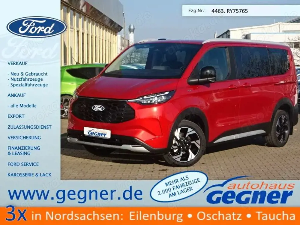 Ford Tourneo Custom 340L1 Active 2.5L PHEV Pano BO