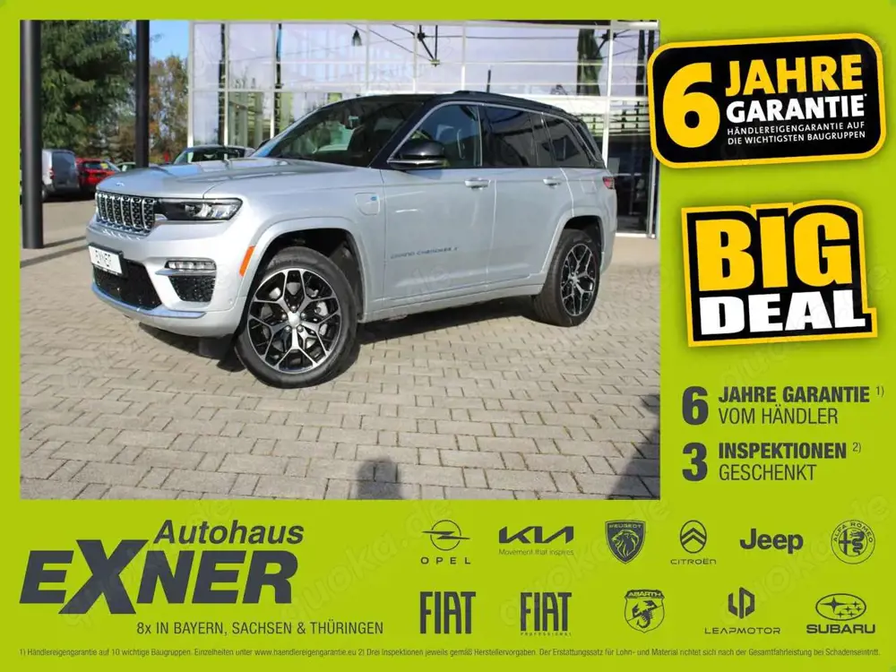 Jeep Grand Cherokee SUMMIT 4XE LED, Navi