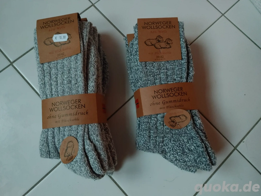 Norweger Wollsocken
