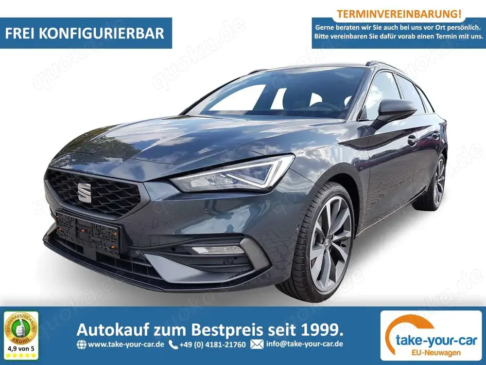 SEAT Leon Sportstourer FR DSG+ACC+NAVI+SHZ+16'' ALU+LED 1...