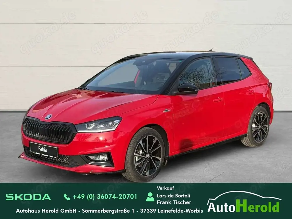 Skoda Fabia Monte Carlo 1,5TSI 110 kW+DSG*PV 6.120,-€*
