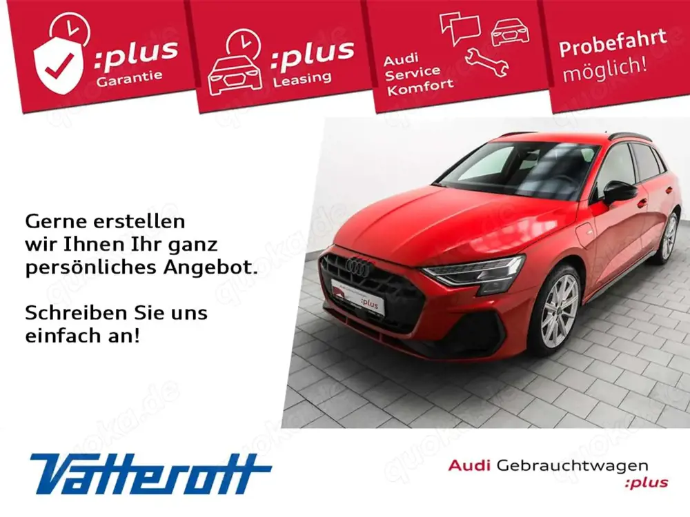 Audi A3 Sportback 45 TFSIe S line AHK Leder Navi ACC LED