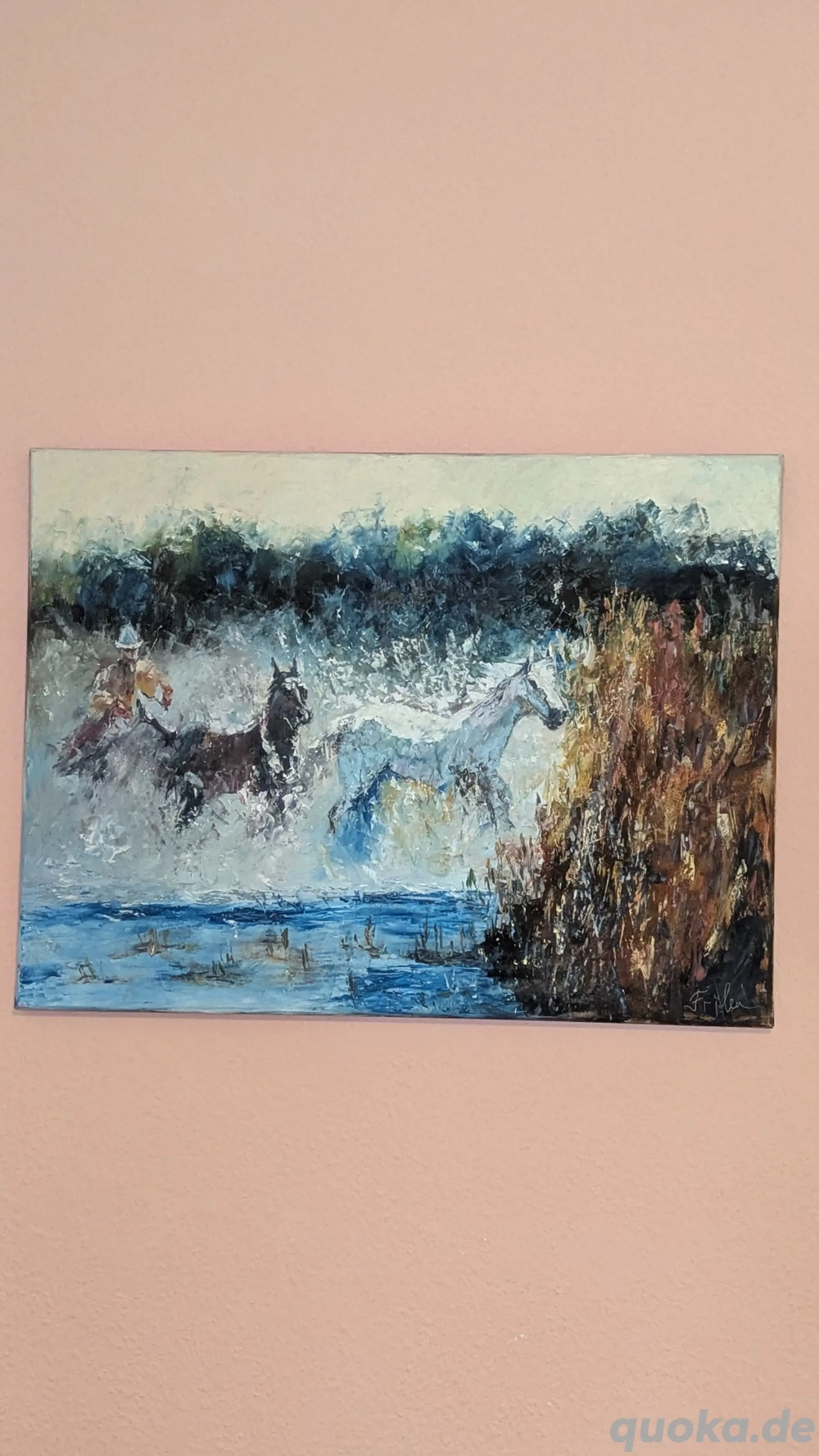 Ölgemälde auf Leinwand 60   80 cm