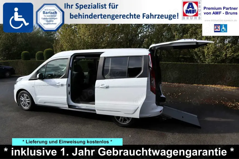 Ford Grand Tourneo Titanium 1,5*rollstuhlgerecht*Wenderampe*Garantie*